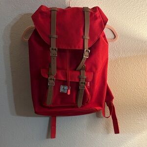 Herschel Supply 21 L Little America backpack in picante red